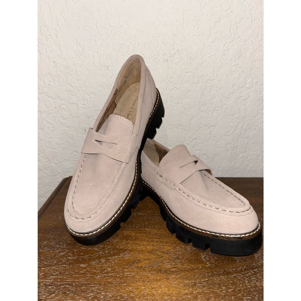 House of Harlow 1960 Gunner Platform Chunky Loafer Shoes
